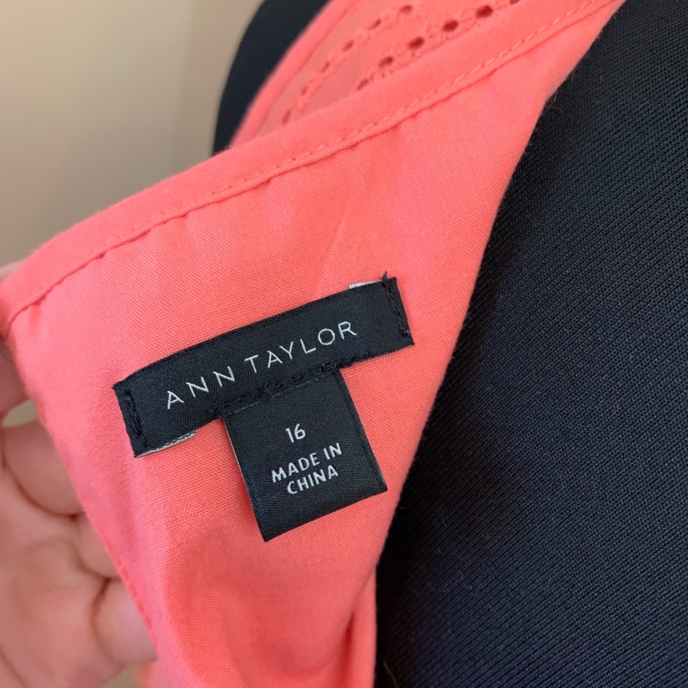 ann taylor peach pink dress - Picture 4 of 4